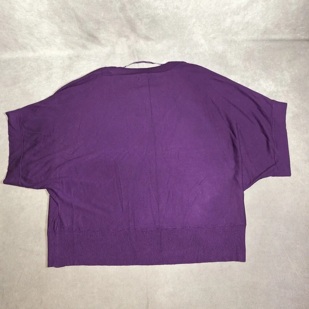 Vintage Y2K Apt 9 2x Purple Shirt Dolman Sleeve